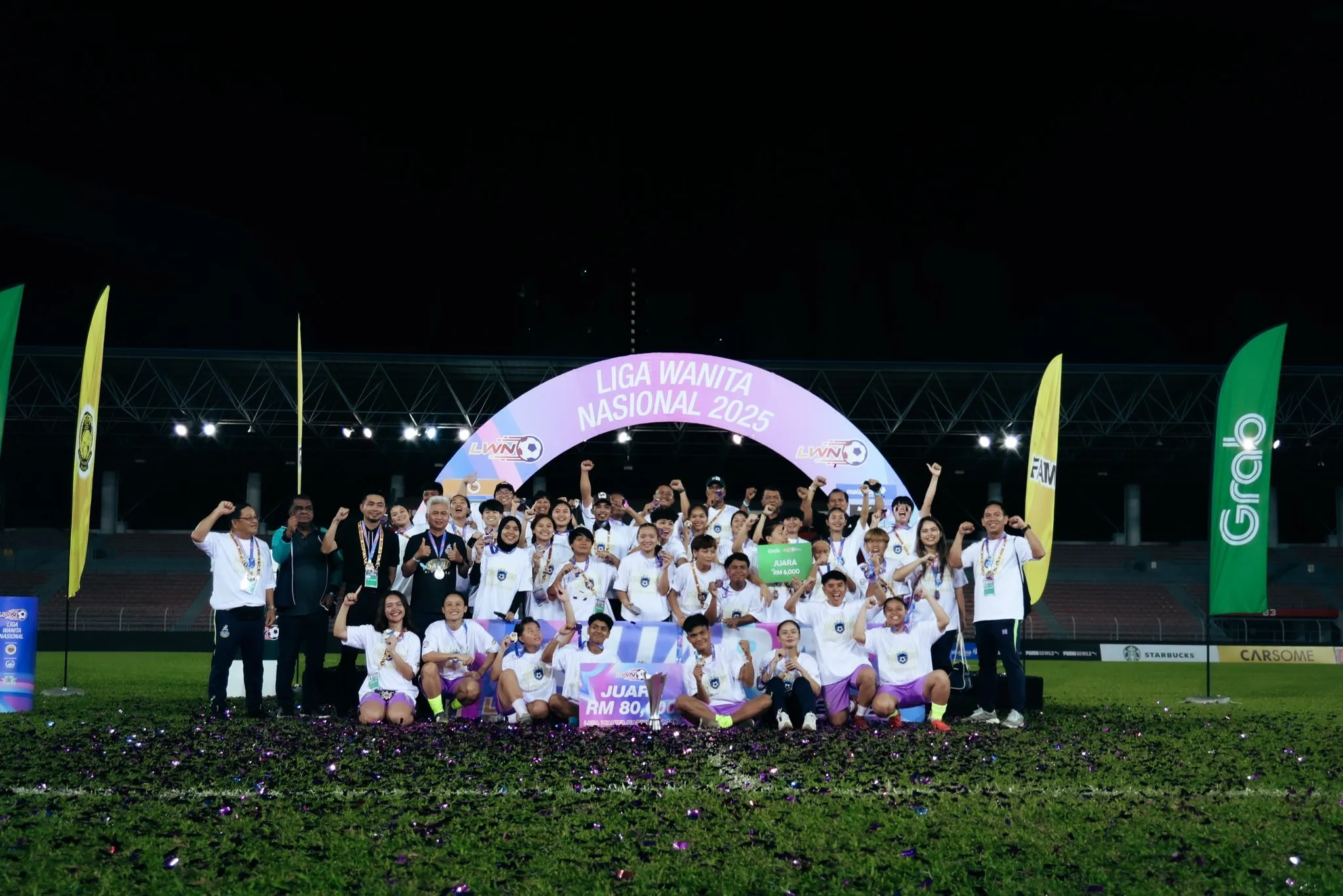Sabah FA juara Liga Wanita Nasional 2025