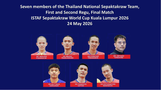 tujuh pemain Thailand